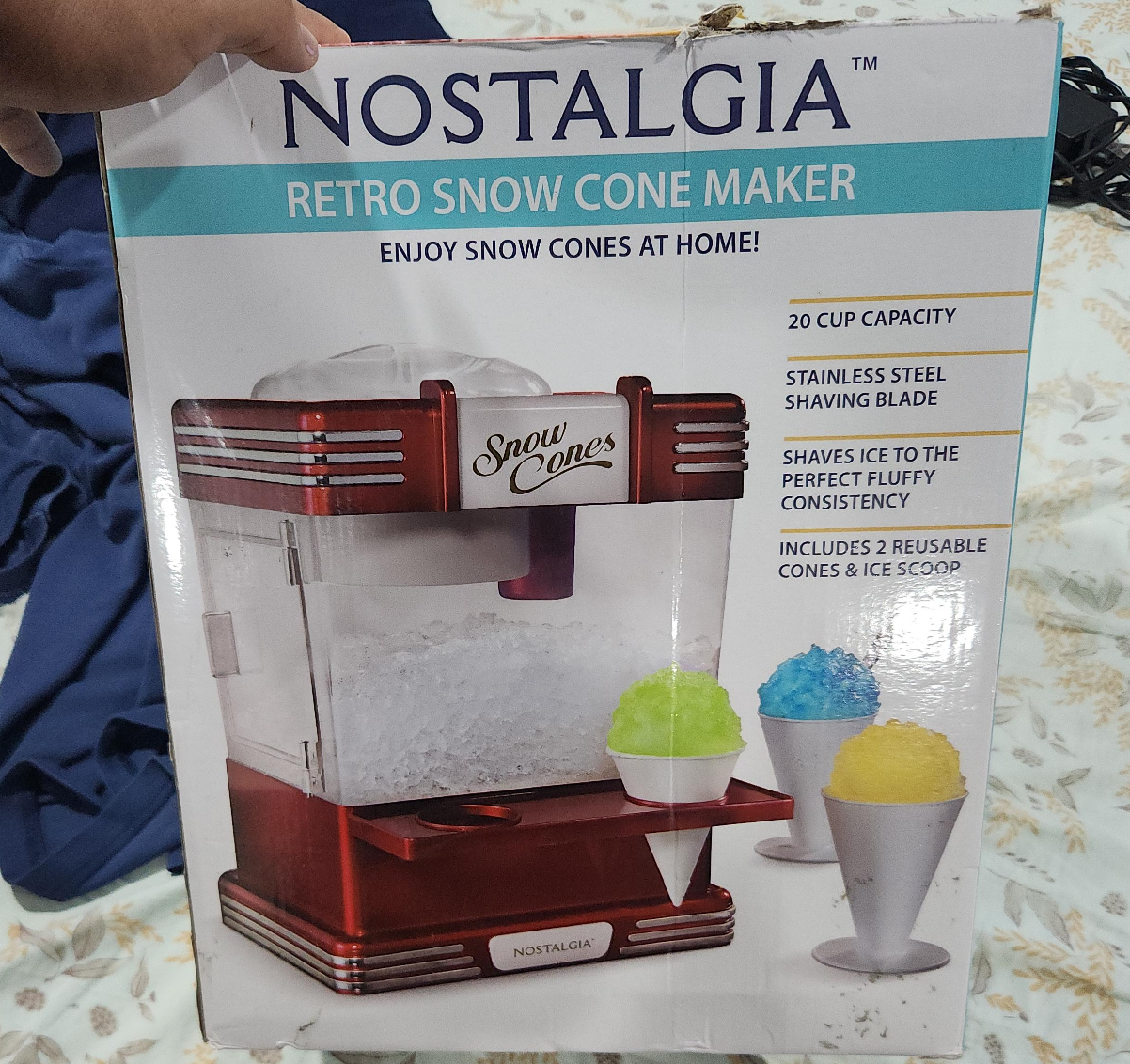 Nostalgia Retro Snow Cone Maker - Like New!