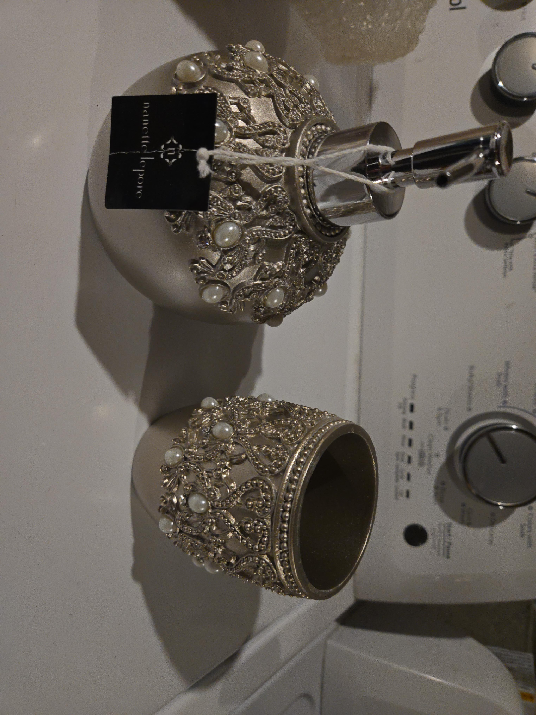 Nanette Lepore Soap Dispenser & Toothbrush Holder image indicator(1)