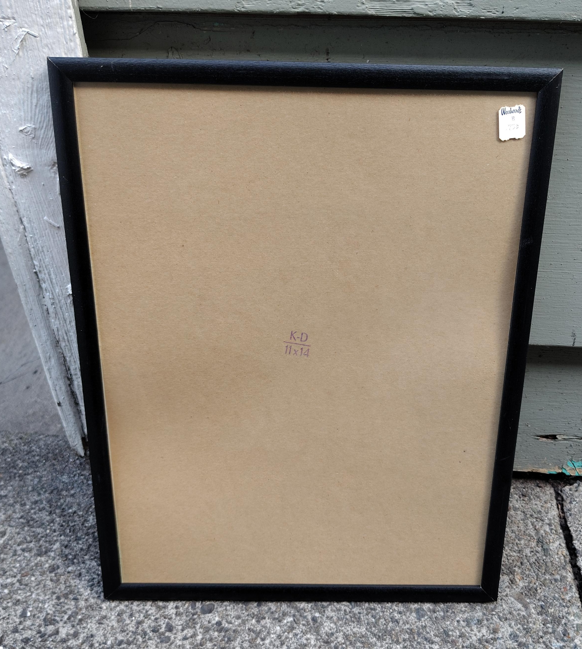 Woodwards Black Picture Frame 11x14 thumbnail