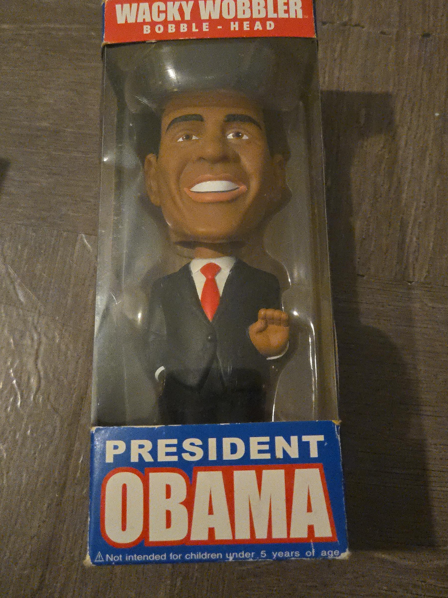 Wacky Wobbler President Obama Bobblehead thumbnail
