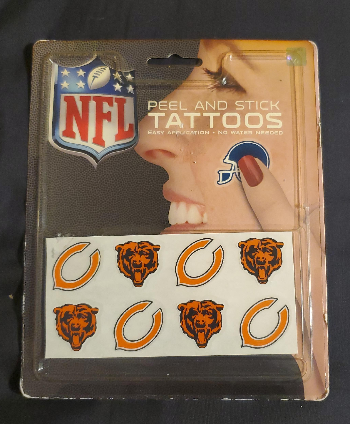 NFL Chicago Bears Peel and Stick Tattoos thumbnail