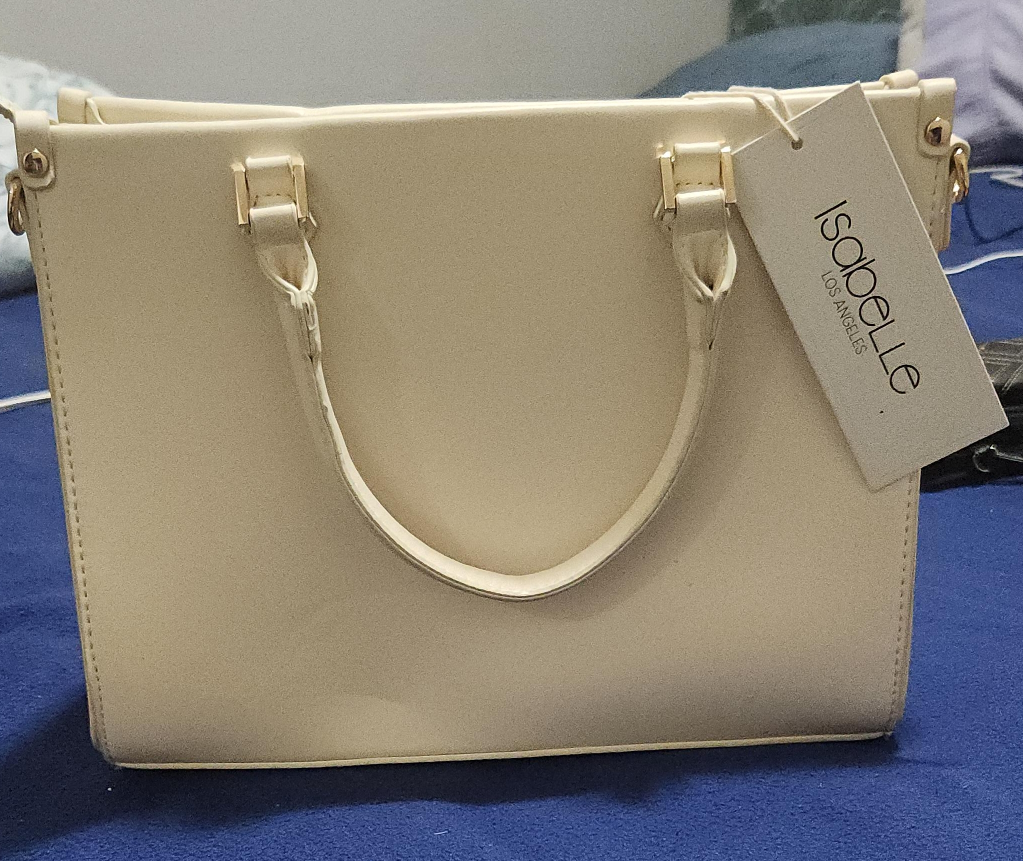Isabelle Los Angeles Cream Handbag - New with Tags!