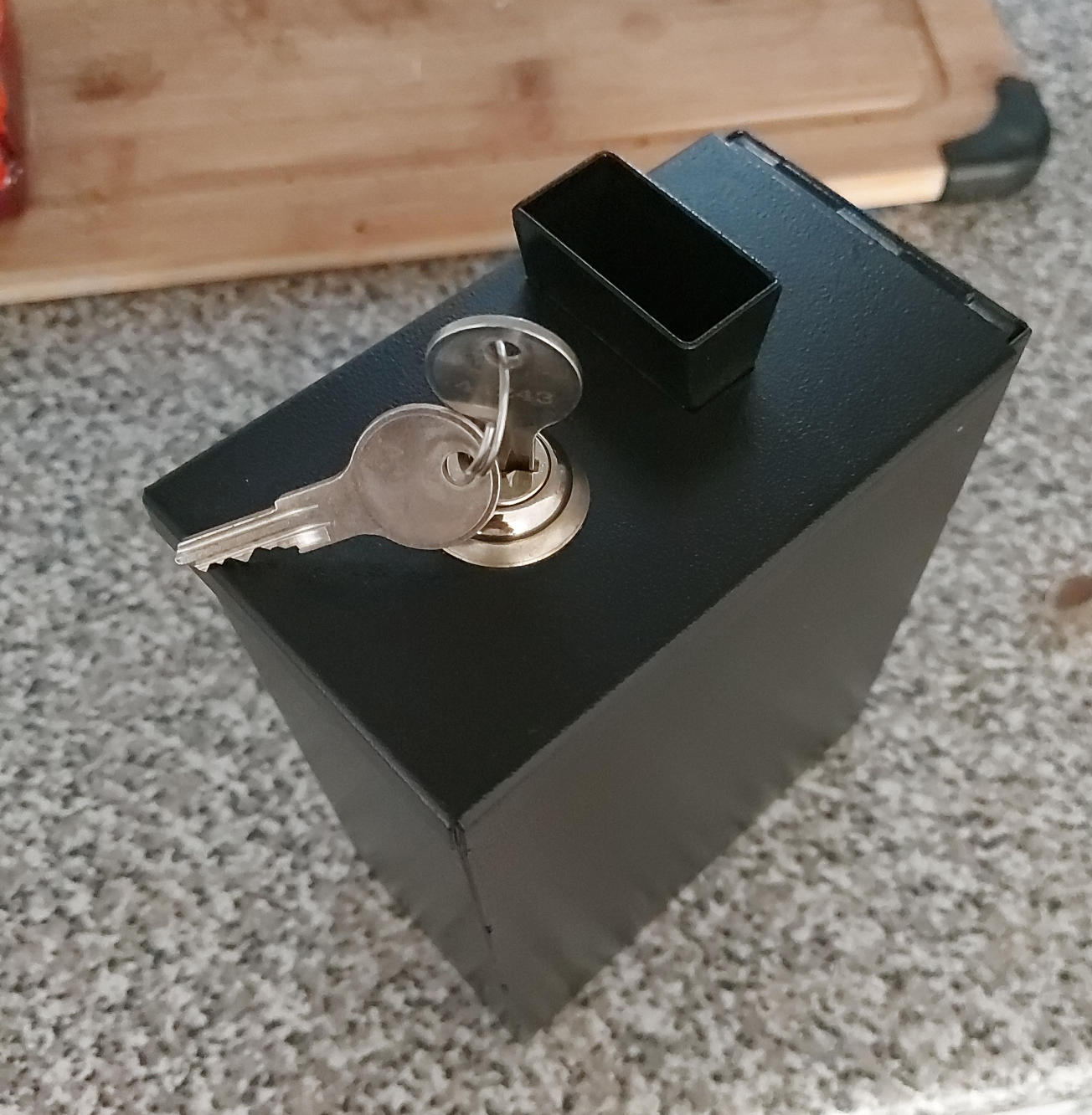 Black Metal Key Drop Box thumbnail