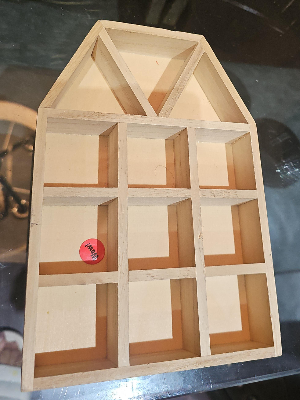 Wooden House-Shaped jewelry tray thumbnail