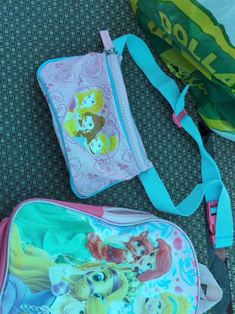 Disney Princess Backpack and Fanny Pack Set