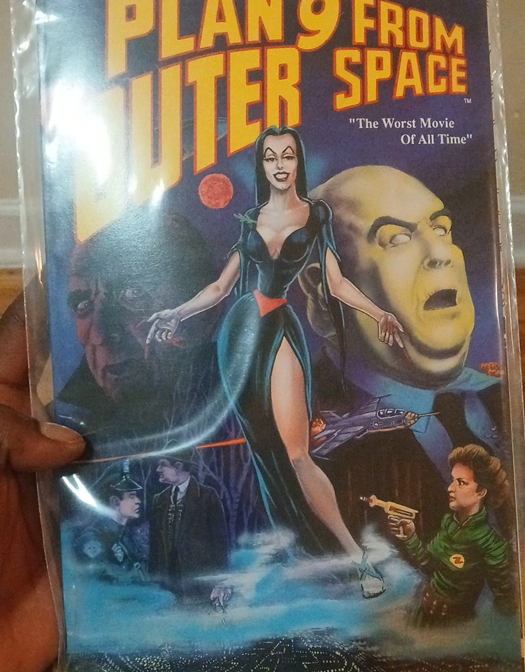 Plan 9 From Outer Space VHS Tape thumbnail