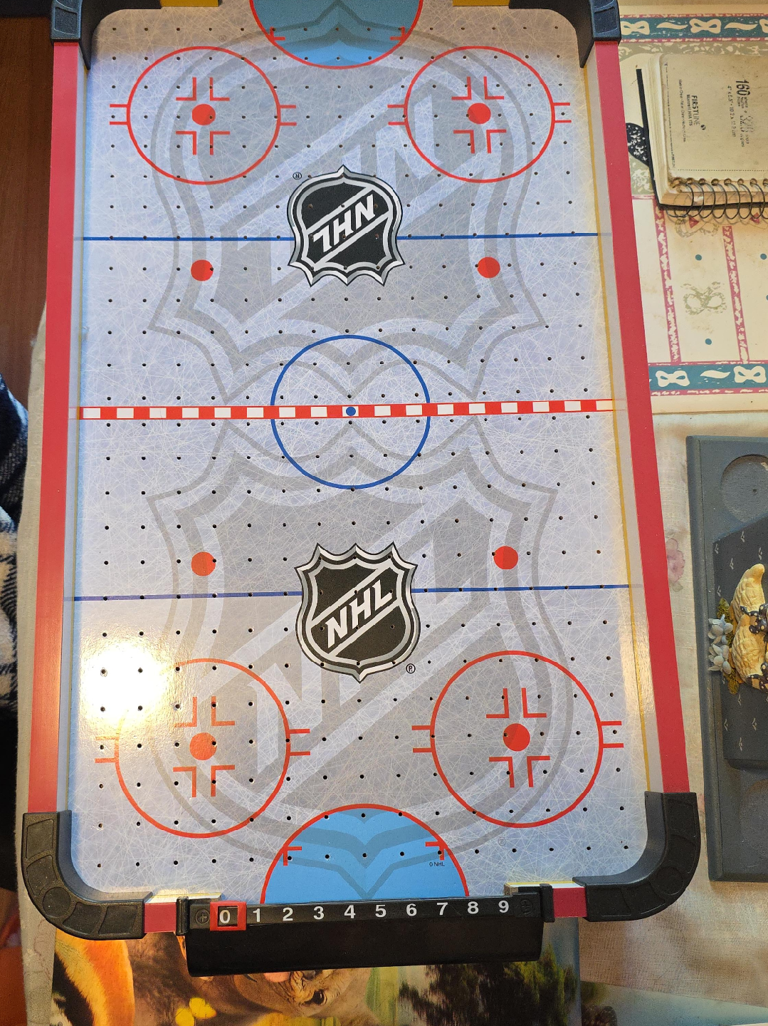 NHL Air Hockey Table with Pucks thumbnail