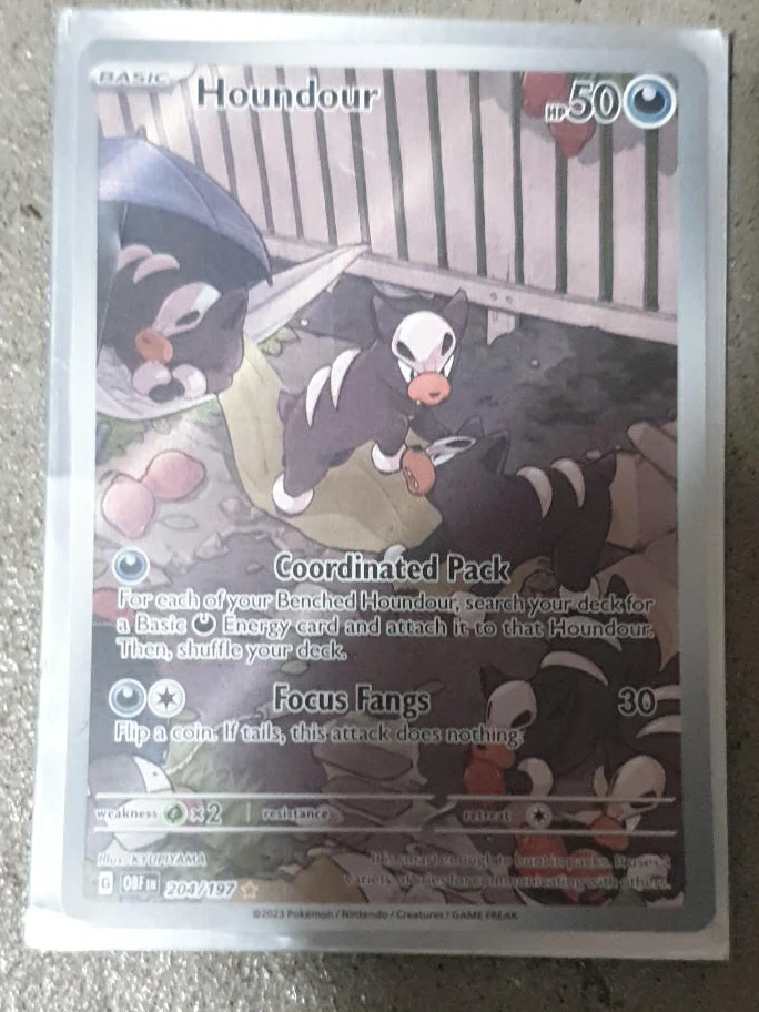 Houndour Pokémon Card thumbnail