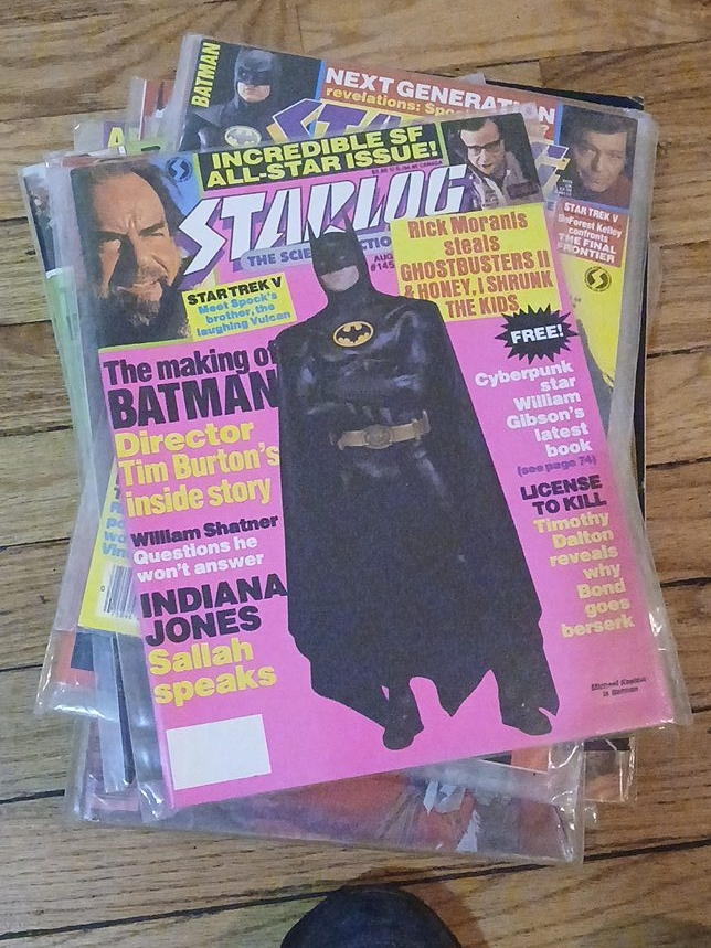 Vintage Starlog & Batman Magazines thumbnail