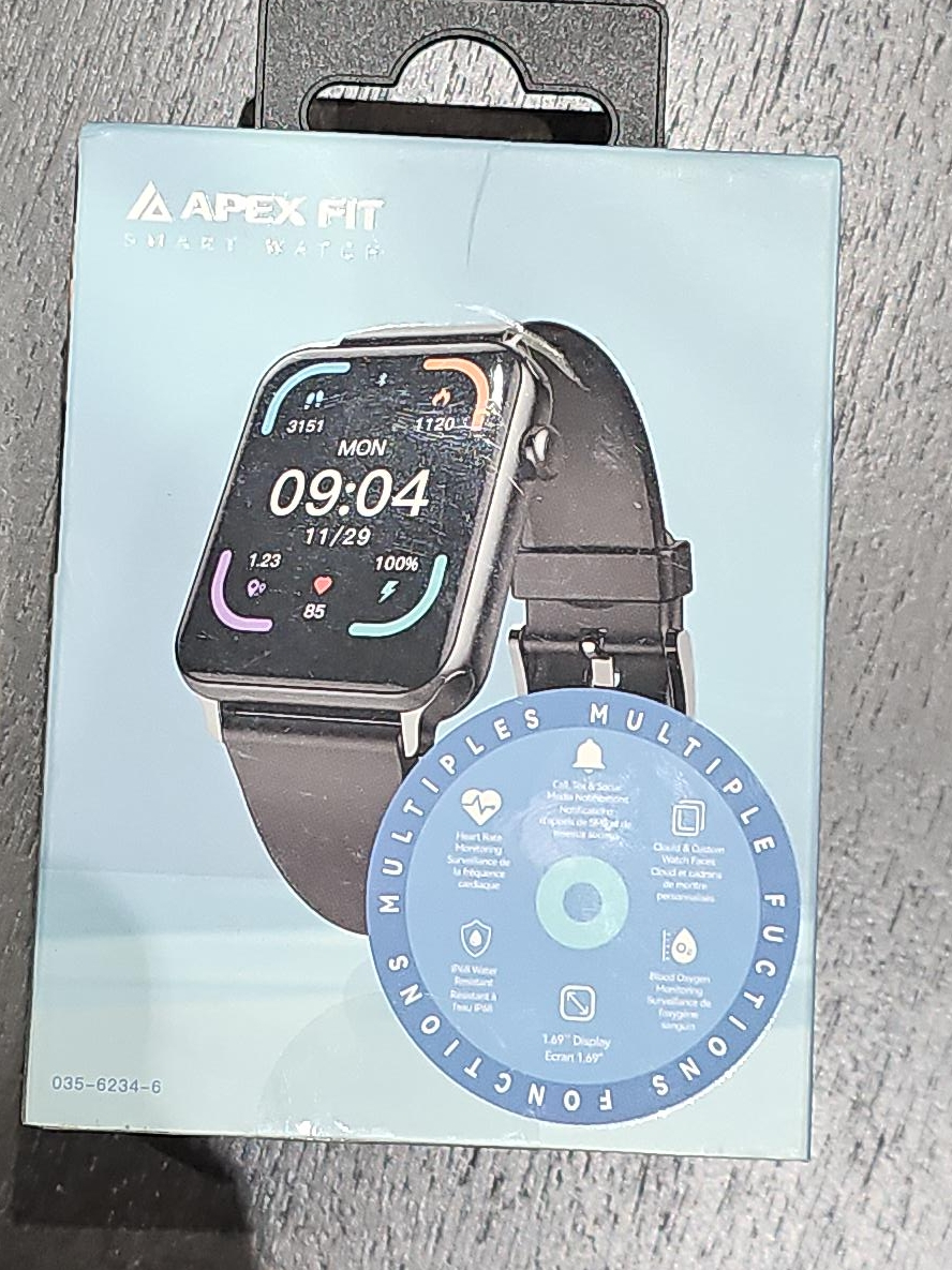Apex Fit Smart Watch - New in Box image indicator(1)