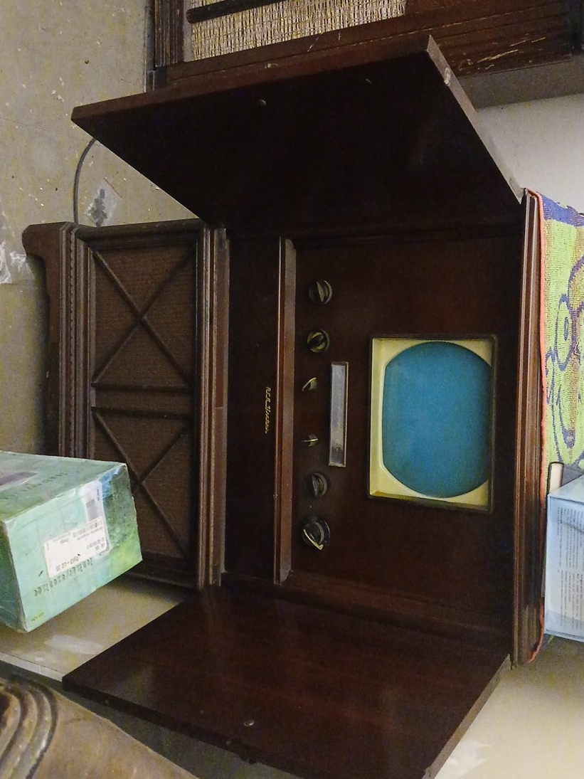RCA Victor Wooden Console Television