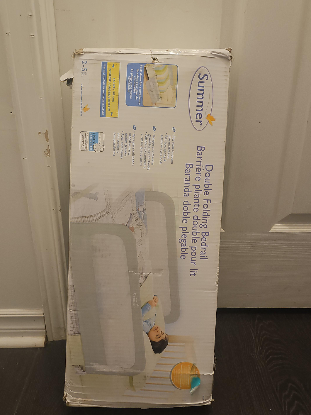 Summer Double Folding Bedrail
