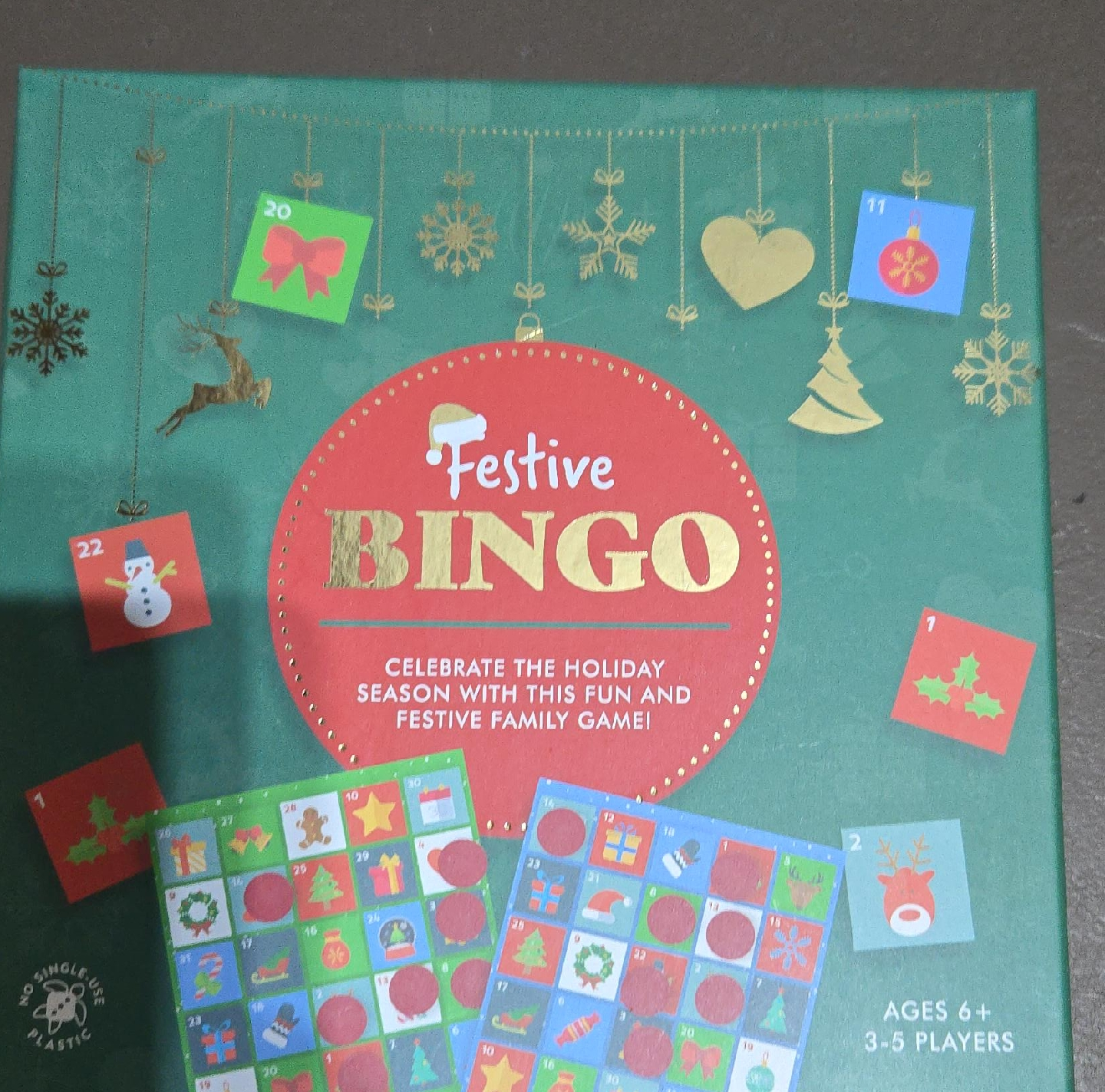 Festive Bingo Game - Ages 6+