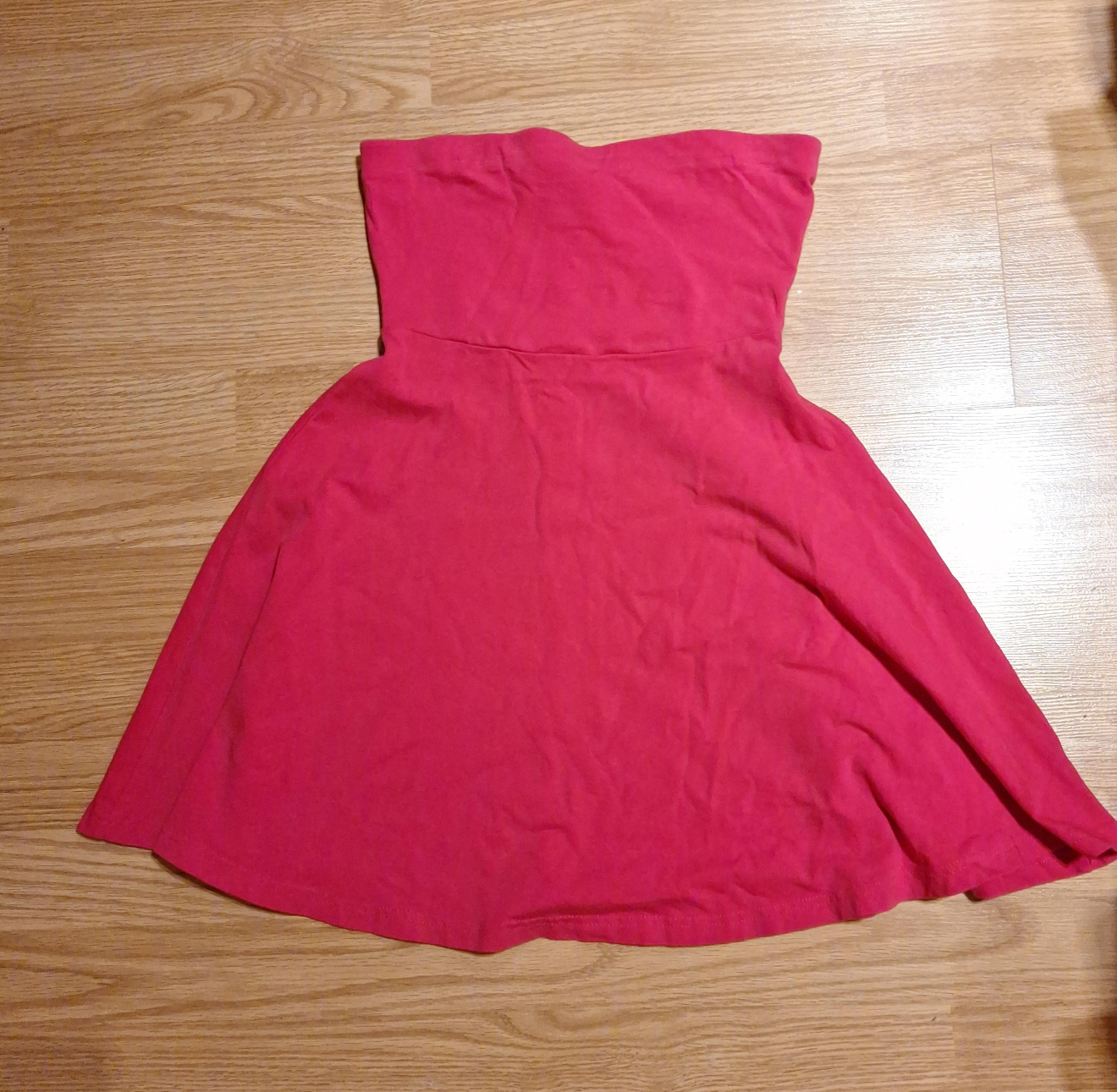 Pink Strapless Dress thumbnail