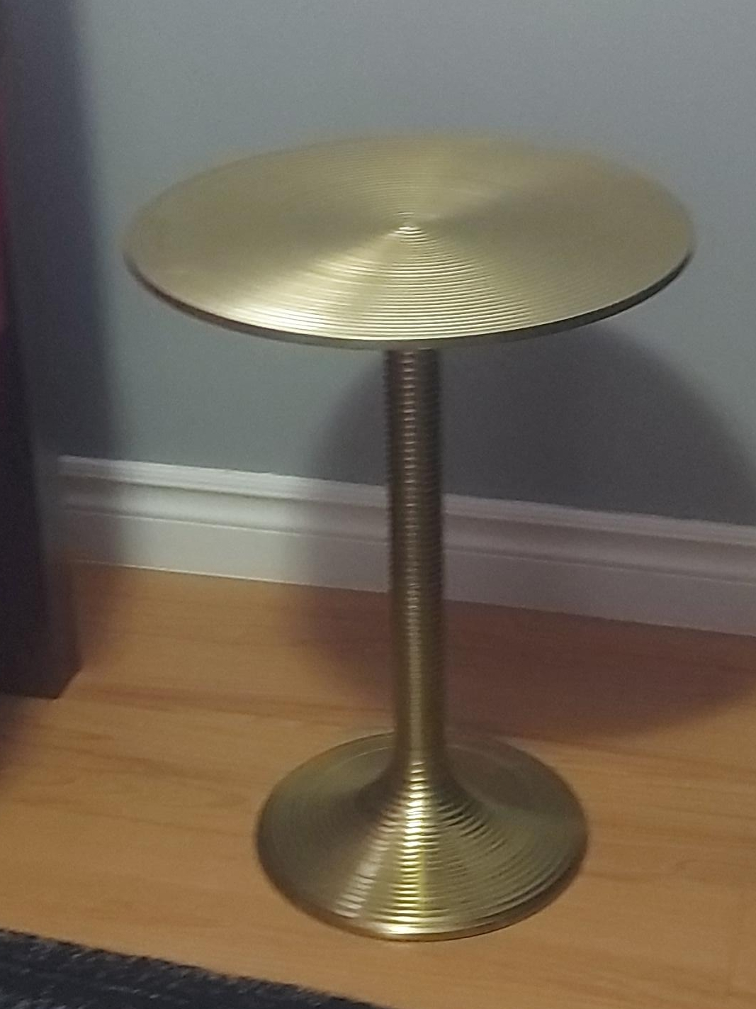 Gold Metal Accent Table