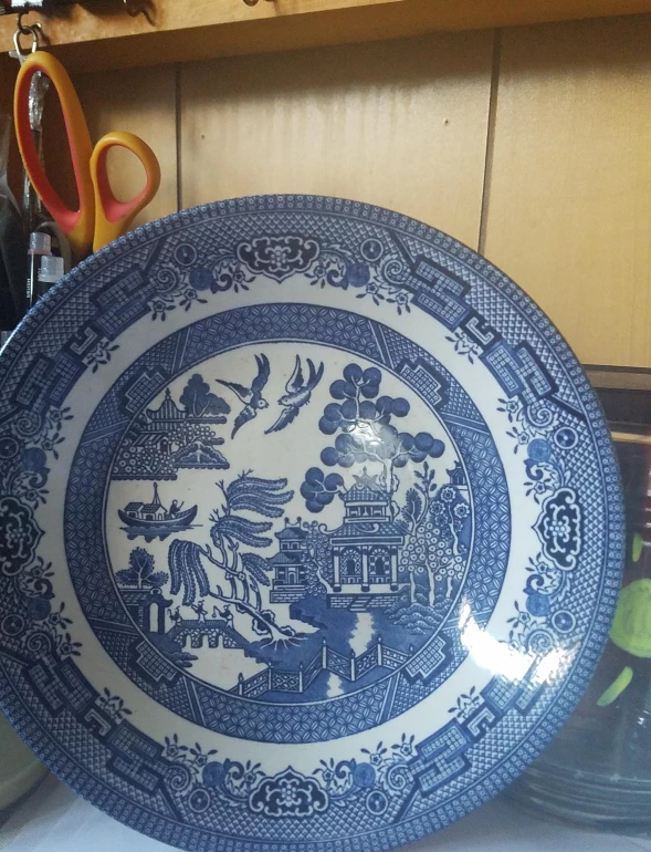 Blue Willow Plate