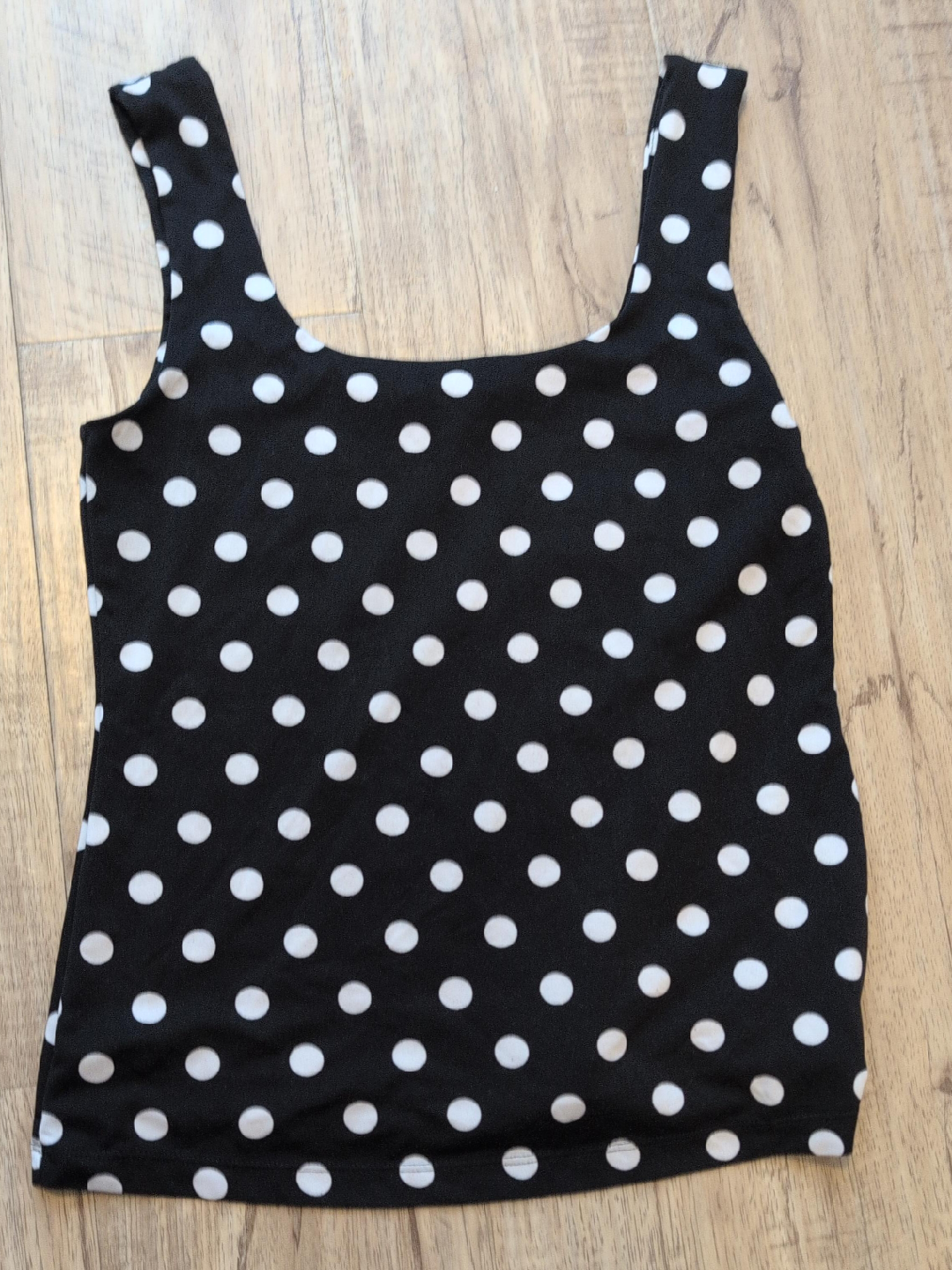 Black & White Polka Dot Tank Top thumbnail