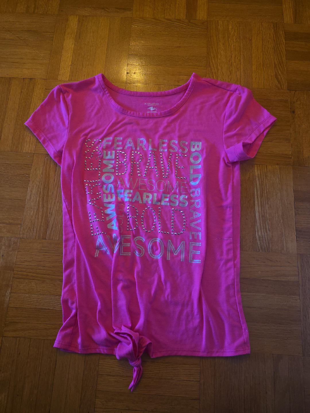 Athletic Works Pink T-shirt - Size M thumbnail