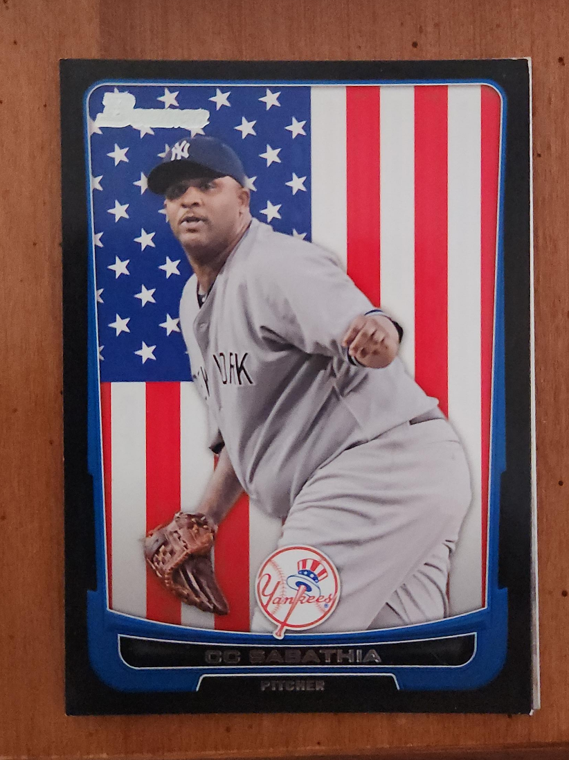 CC Sabathia Baseball Card - New York Yankees thumbnail