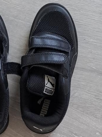 Puma Black Velcro Shoes