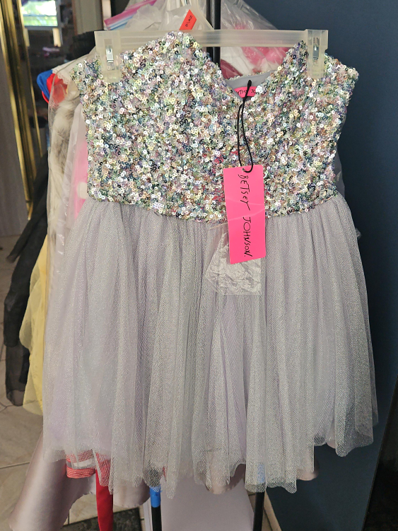 Betsey Johnson Sequin Dress - Size S. M thumbnail