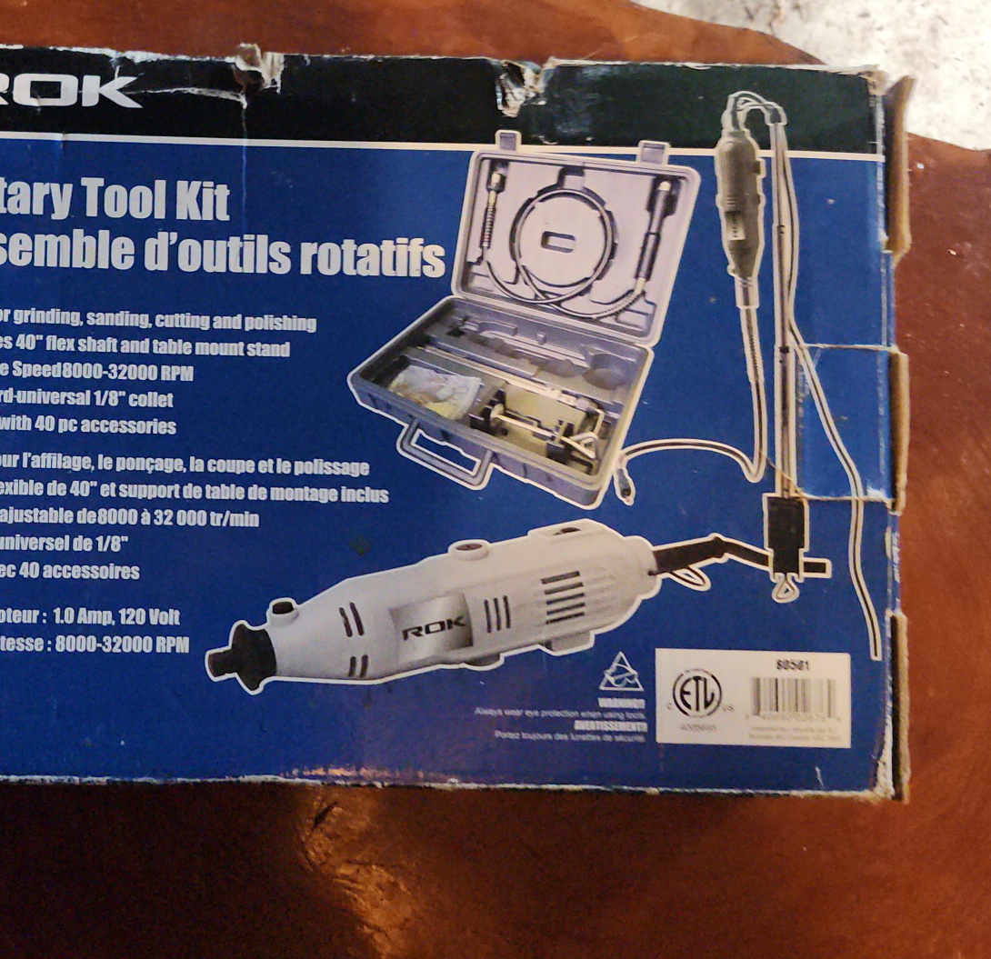 ROK Rotary Tool Kit w/ 40 Accessories thumbnail