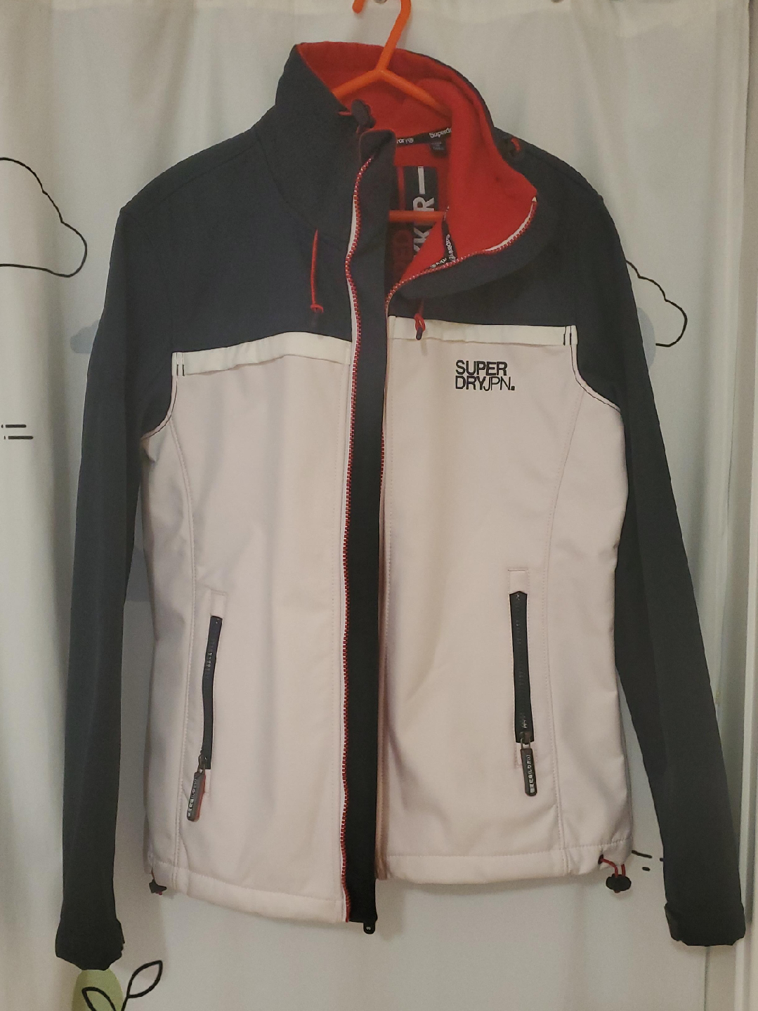 Authentic Superdry Jacket - White, Navy, and Red thumbnail