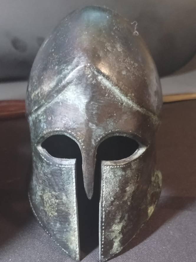 Miniature Bronze Corinthian Helmet thumbnail
