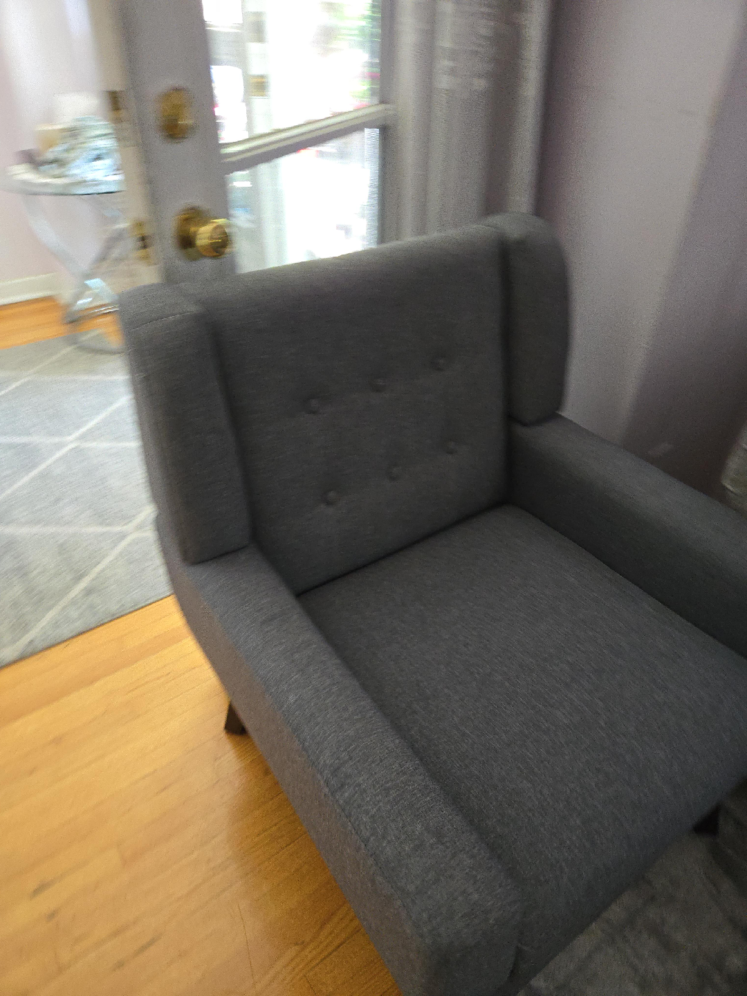 Grey Armchair - Great Condition! thumbnail
