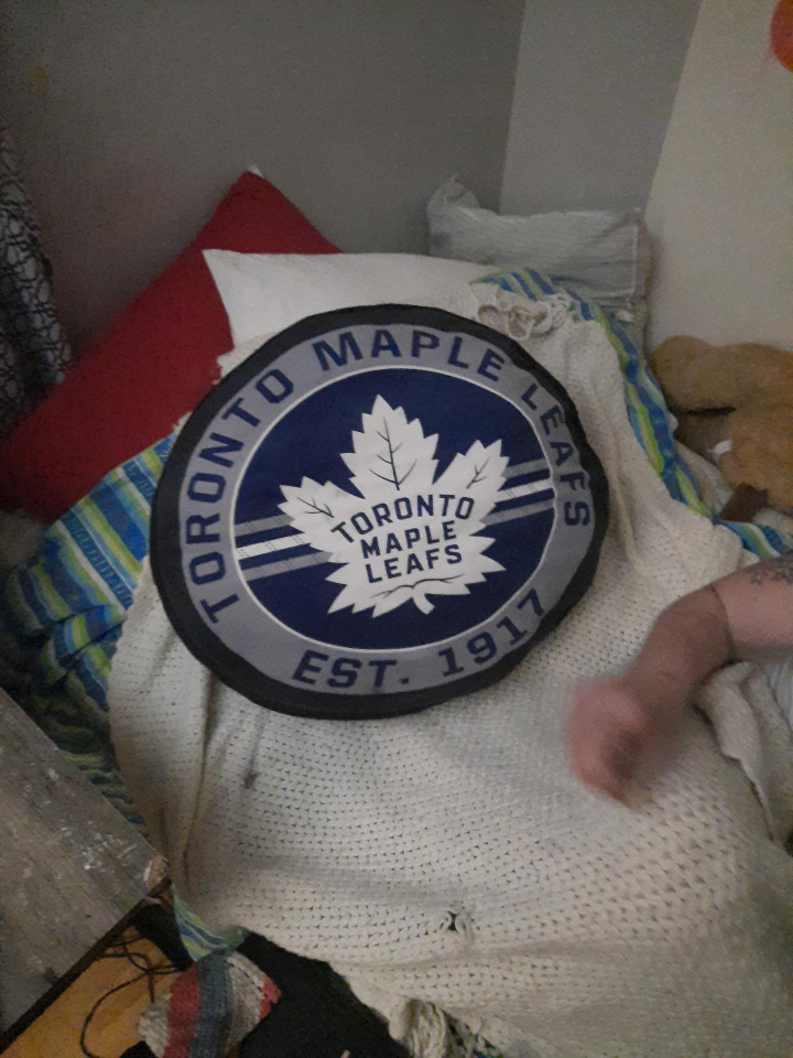 Toronto Maple Leafs Throw Pillow thumbnail