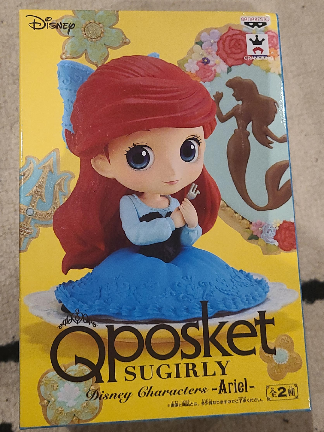 Disney Characters Ariel Qposket Sugirly Figure thumbnail