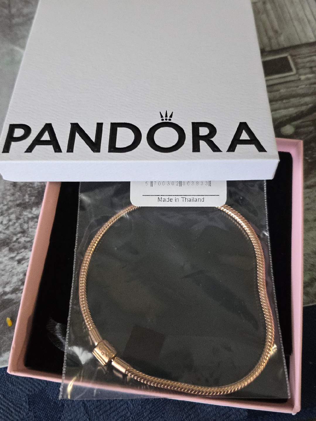 pandora snake chain bracelet