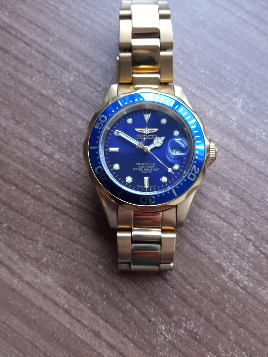 Invicta Pro Diver 8937 Gold & Blue Watch thumbnail
