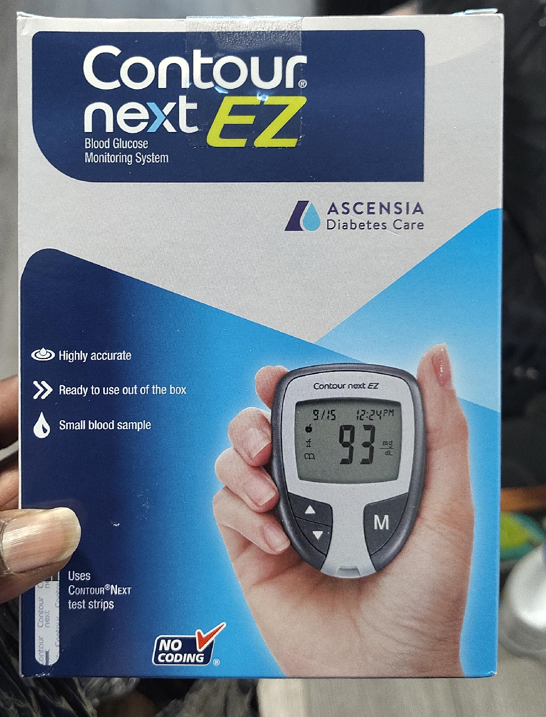 Contour Next EZ Blood Glucose Monitoring System thumbnail