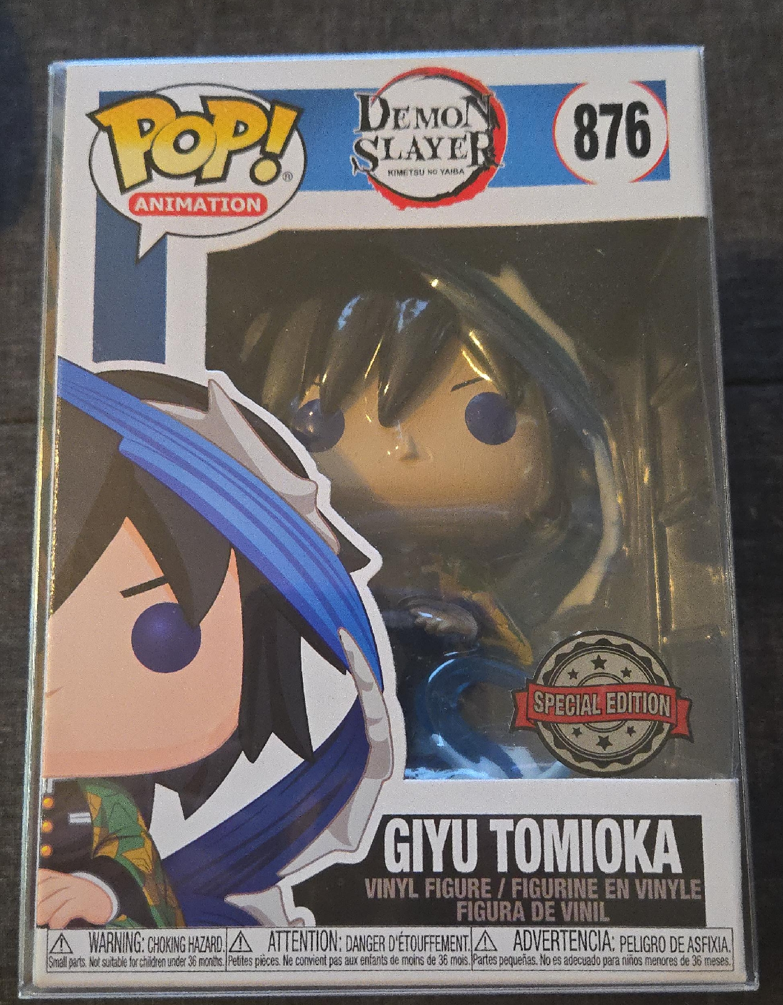 Funko Pop! Animation Demon Slayer Giyu Tomioka #876 thumbnail