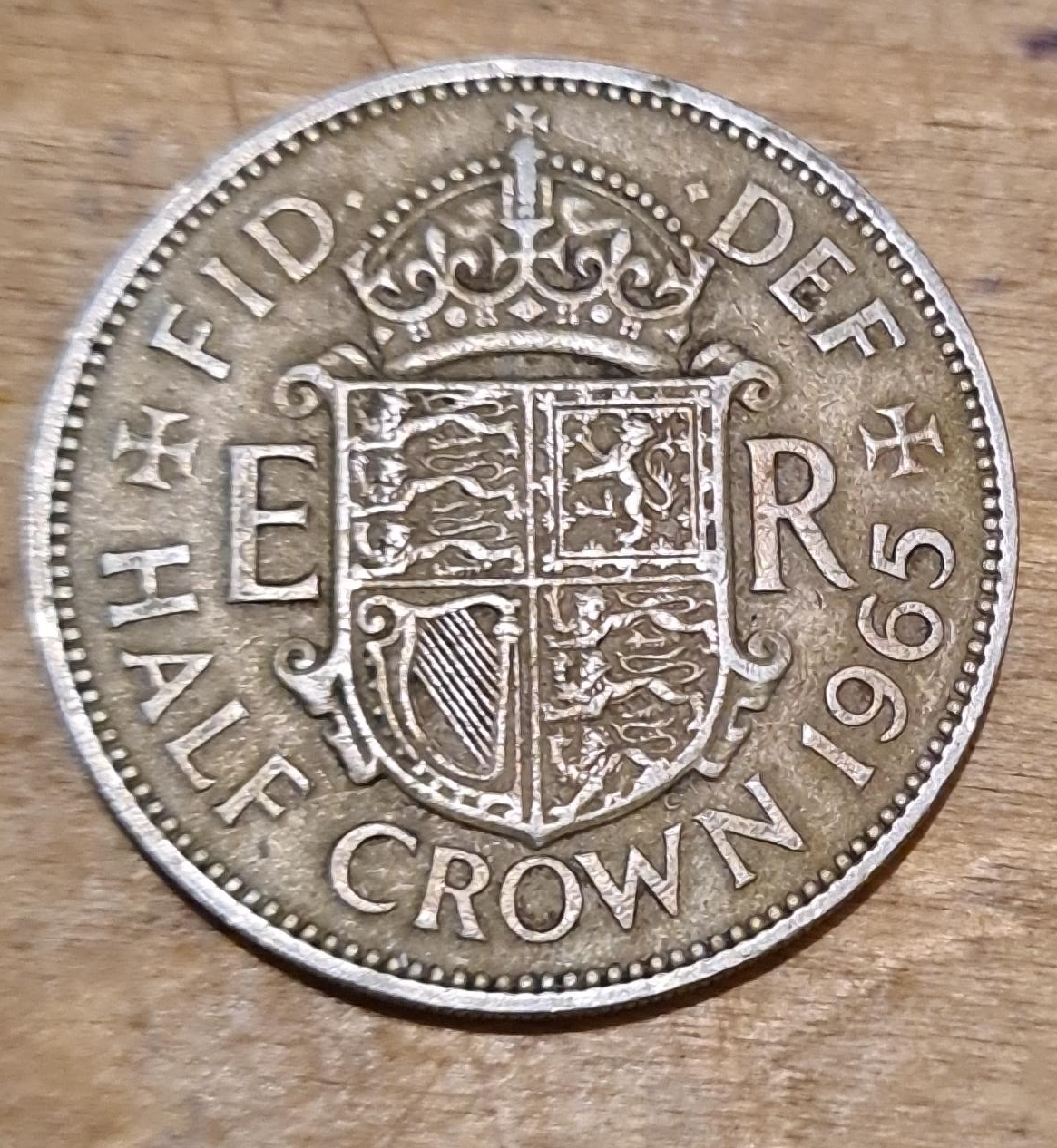 Vintage 1965 Half Crown Coin thumbnail