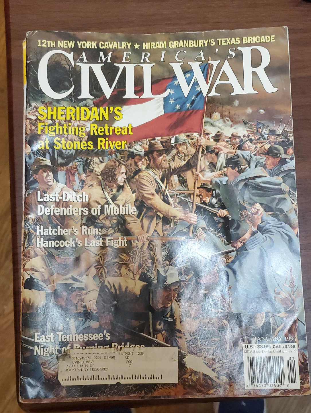 America's Civil War Magazine - January 1997 thumbnail