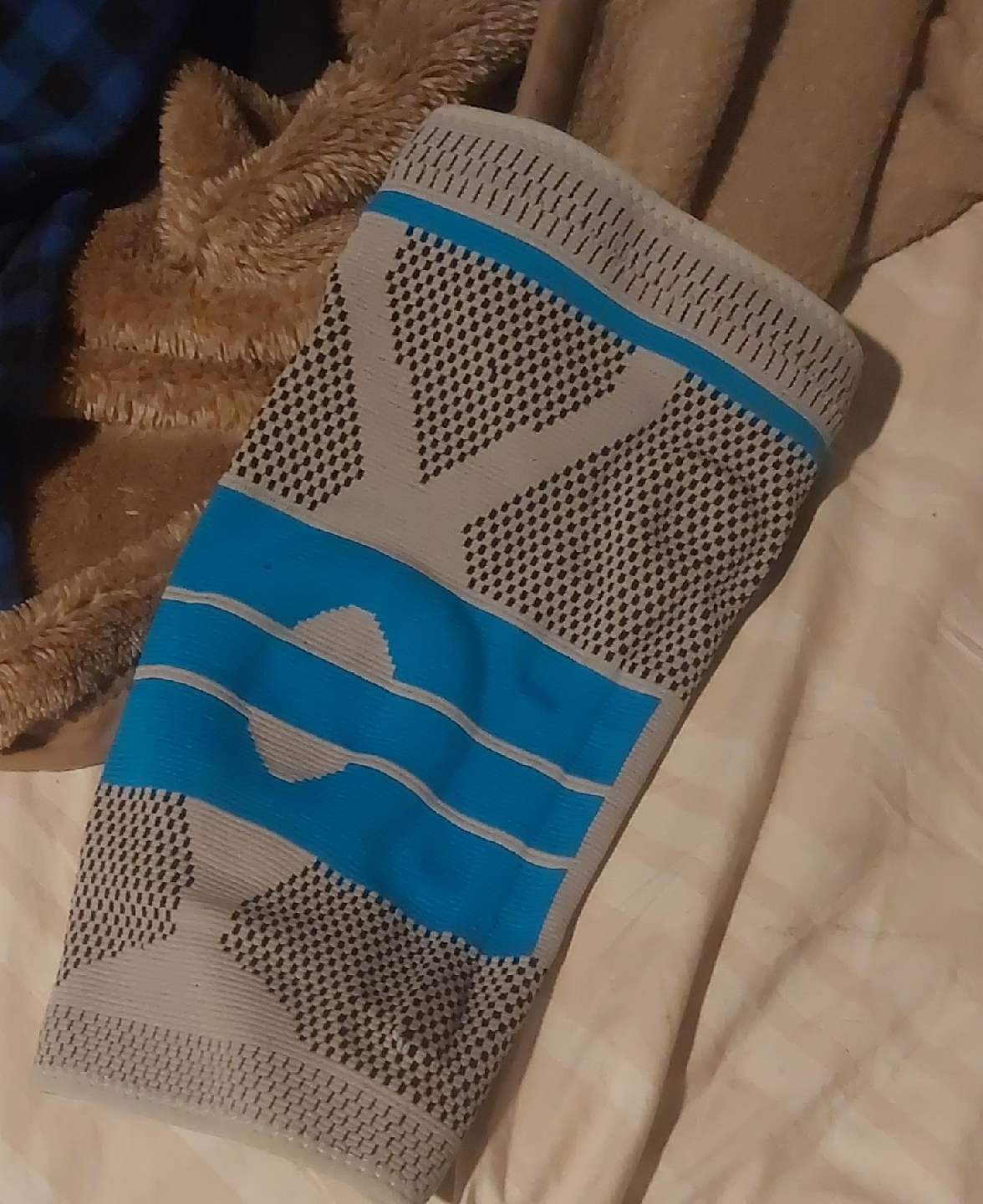 Knee Brace Support Sleeve, Blue thumbnail