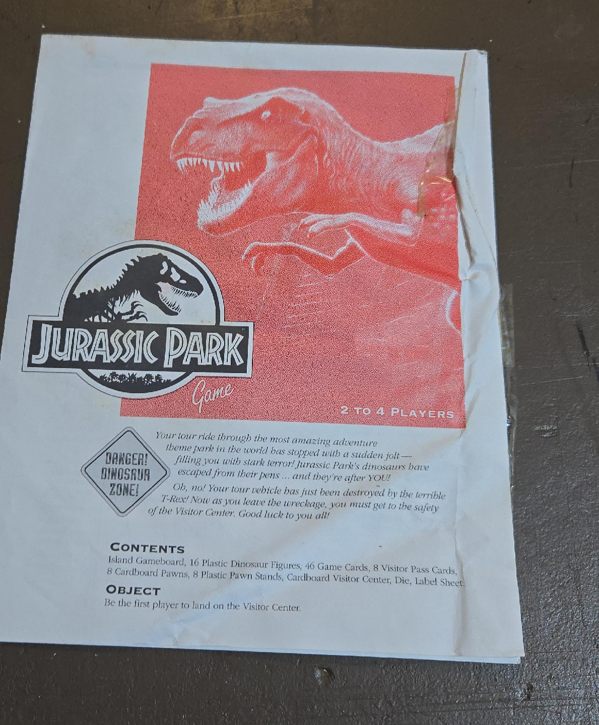 Jurassic Park Board Game