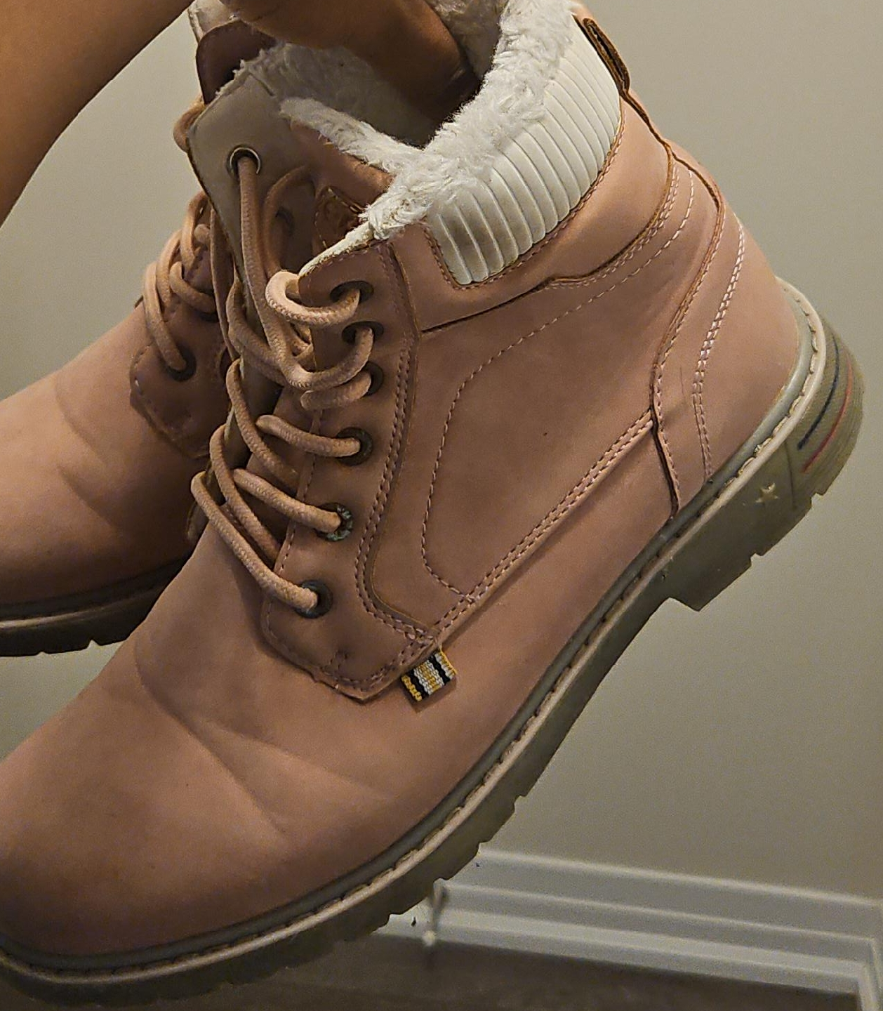 Pink Winter Boots