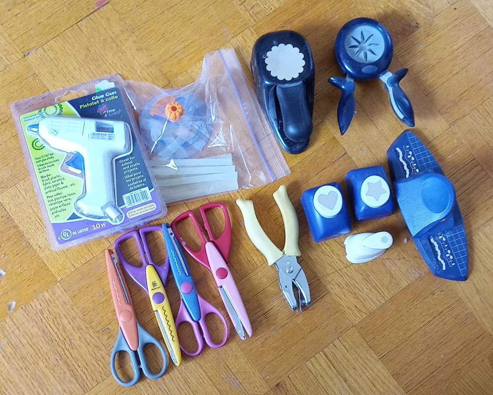 Crafting Bundle: Glue Gun, Scissors, Punches thumbnail