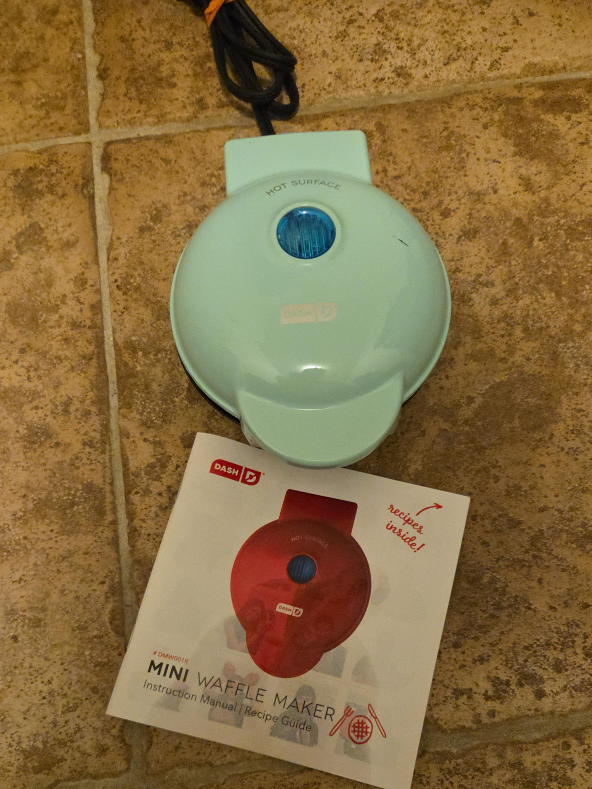 Dash Mini Waffle Maker - Aqua thumbnail