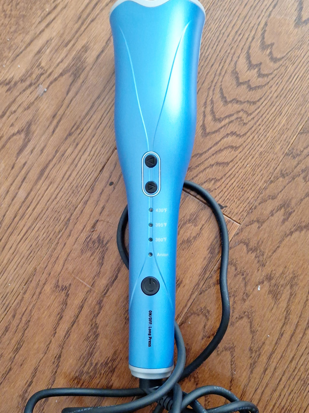 Auto Hair Curling Iron - Blue thumbnail
