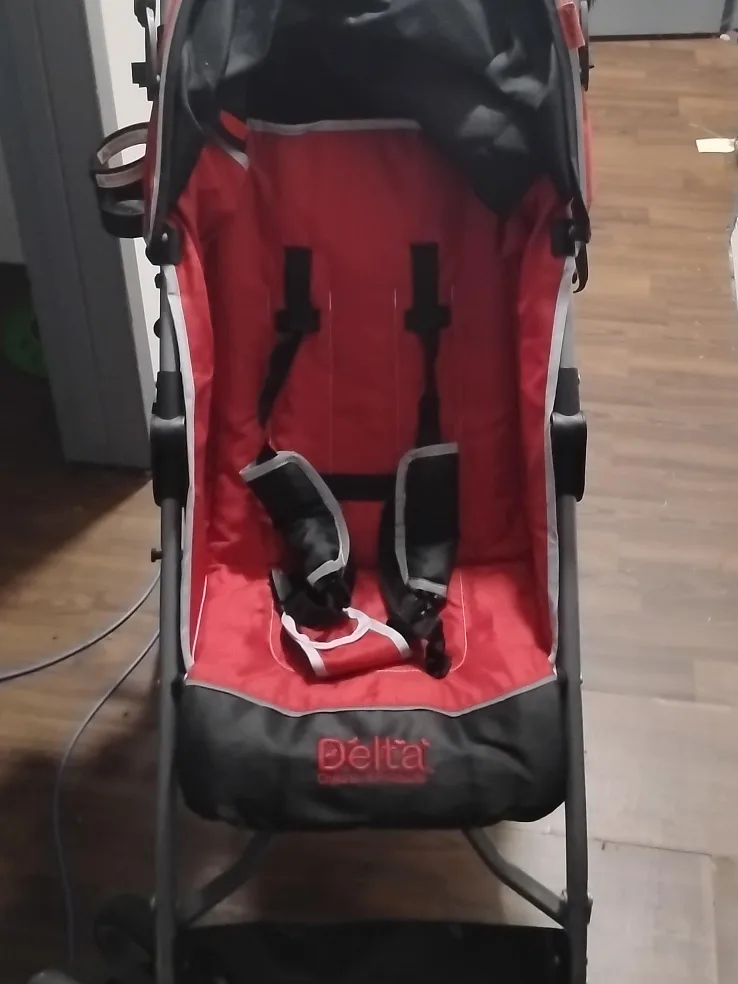 Delta Children Stroller - Red & Black