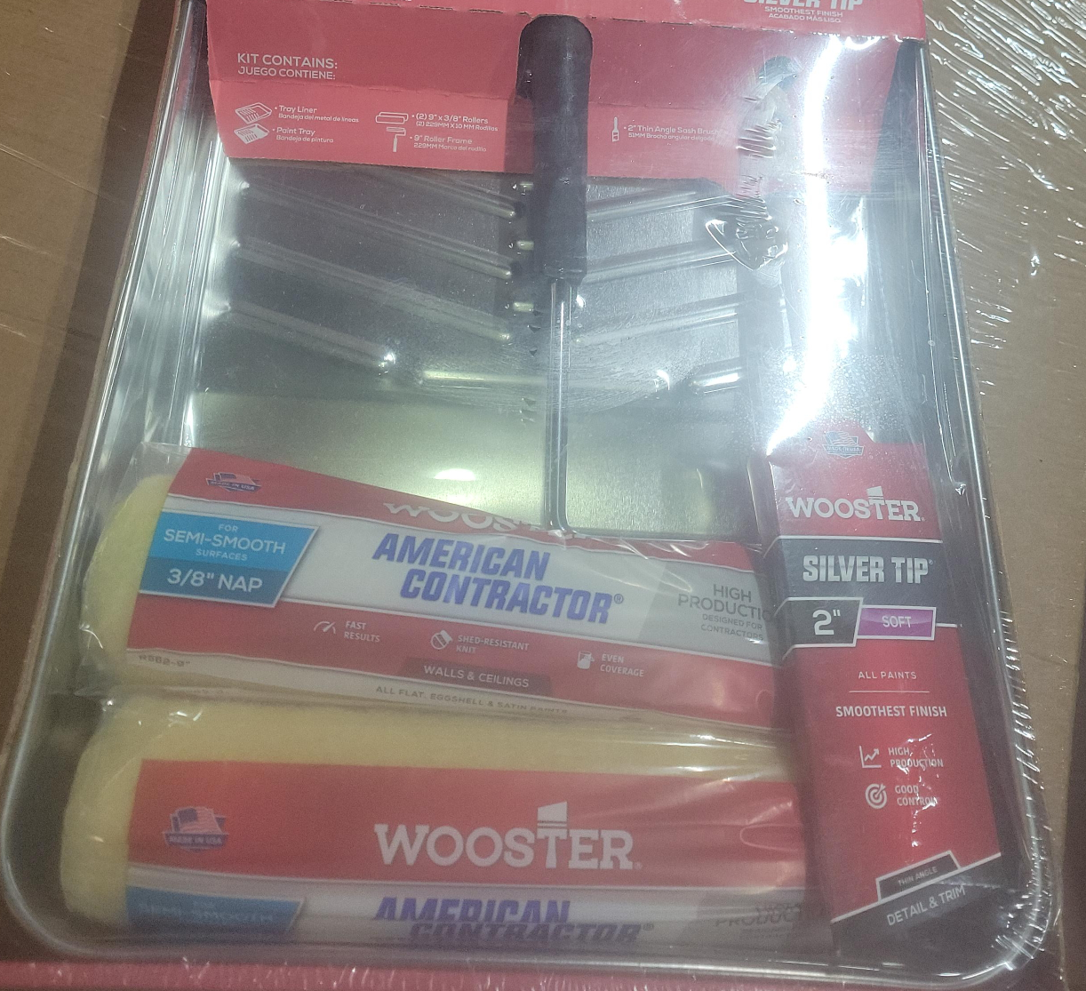 Wooster 6-Piece Paint Roller Kit - New thumbnail