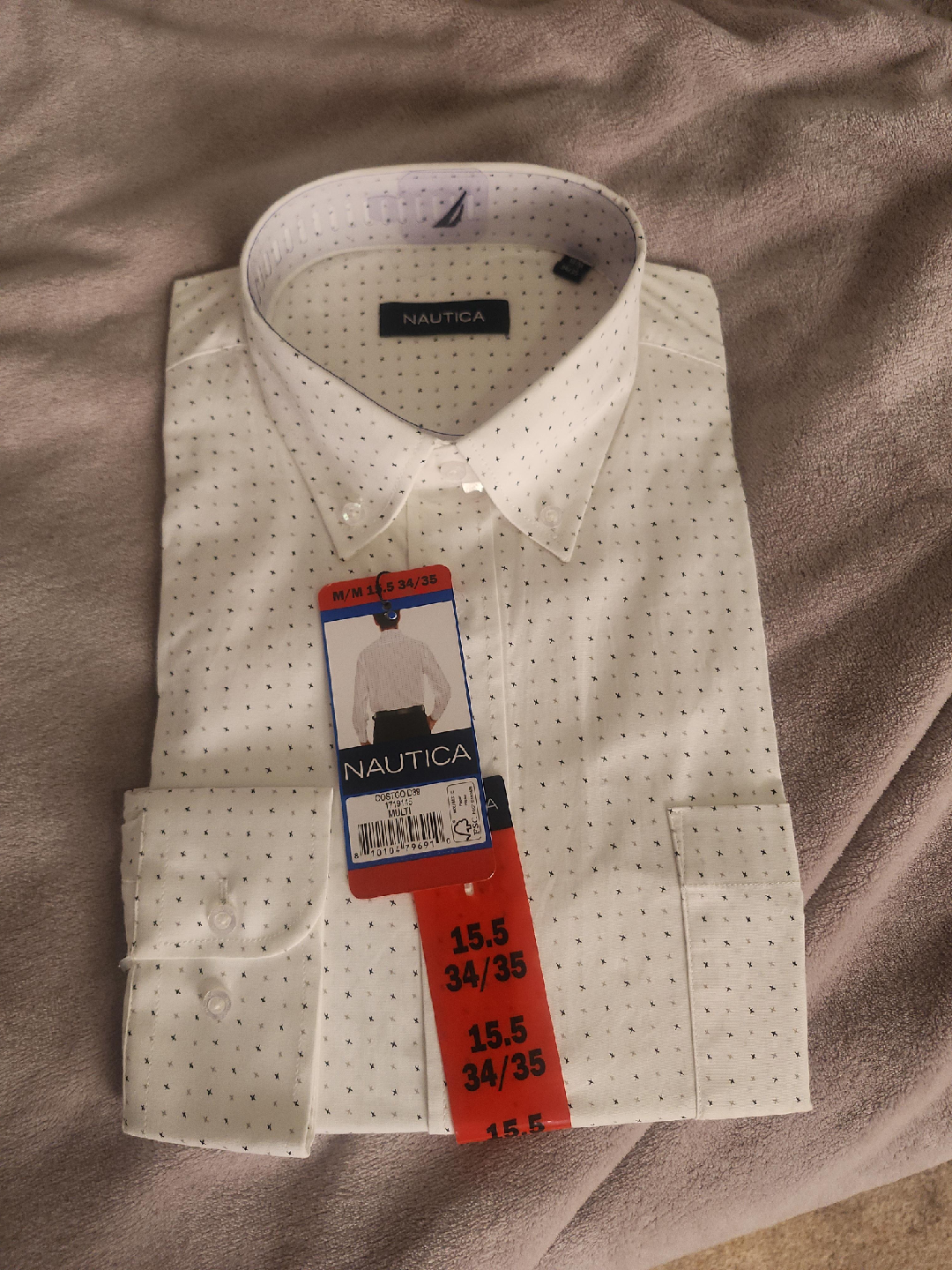 New Nautica Dress Shirt - 15.5 34/35 thumbnail