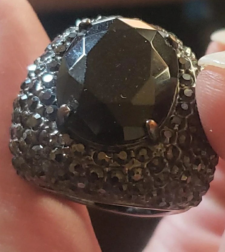 Black Stone Ring thumbnail