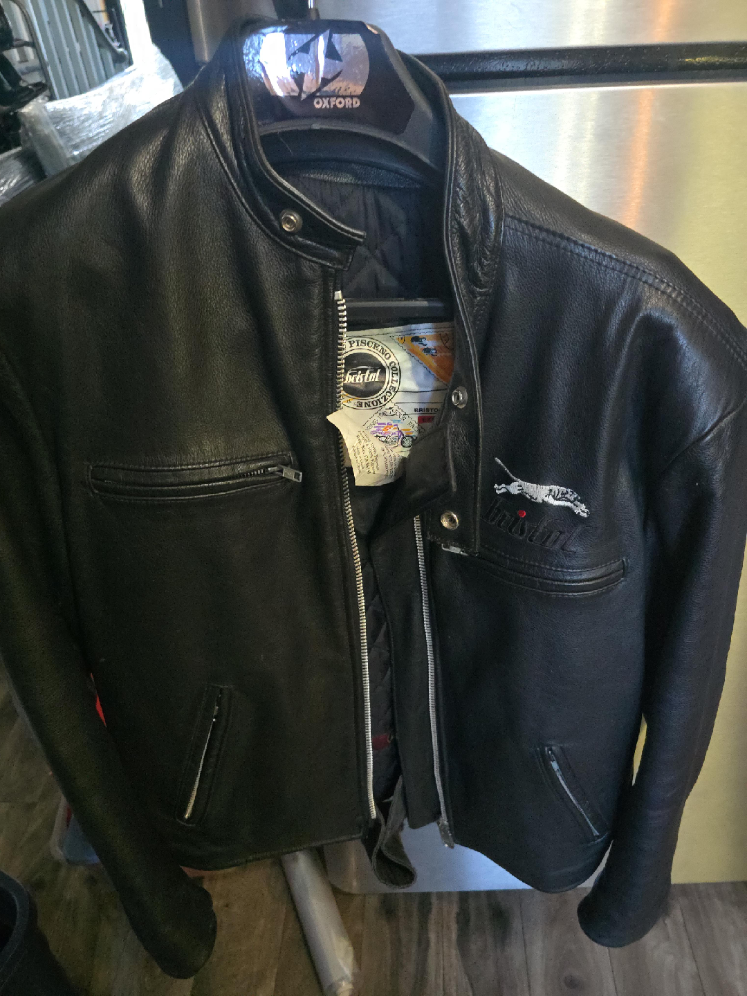 Bristol Leather Motorcycle Jacket thumbnail