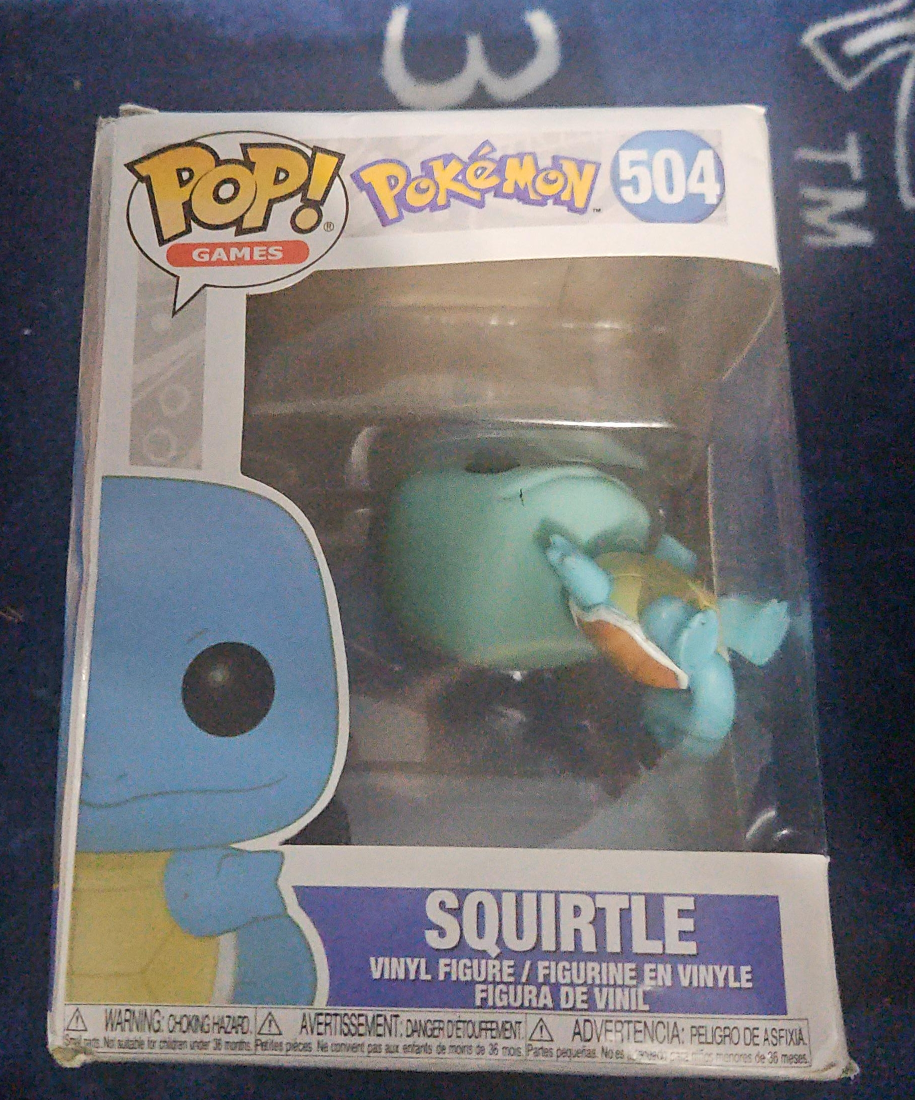 Funko Pop! Games: Pokemon - Squirtle #504 thumbnail