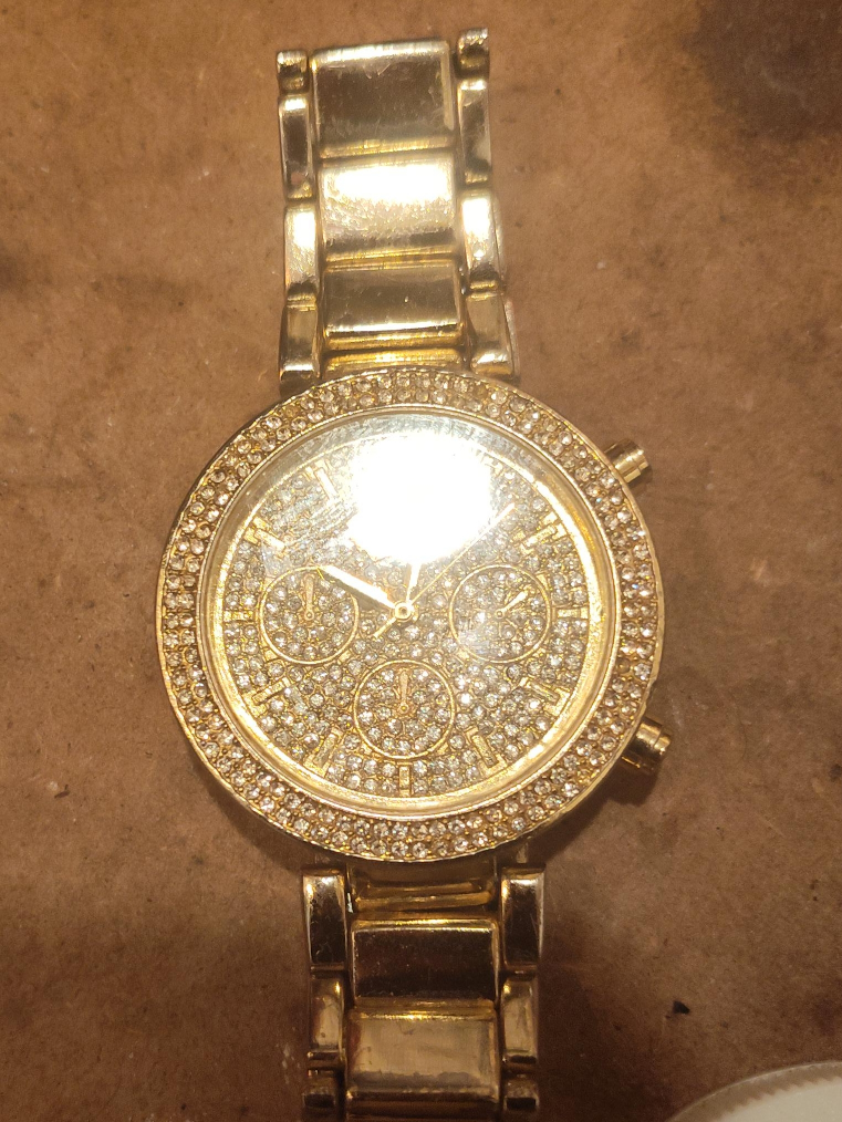 Michael Kors Gold Rhinestone Watch thumbnail